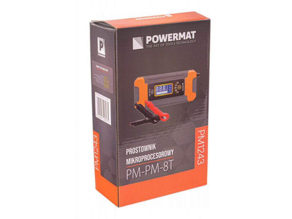 Redresor cu microprocesor, 12 / 24 V PM-PM-8T, Powermat PM1243