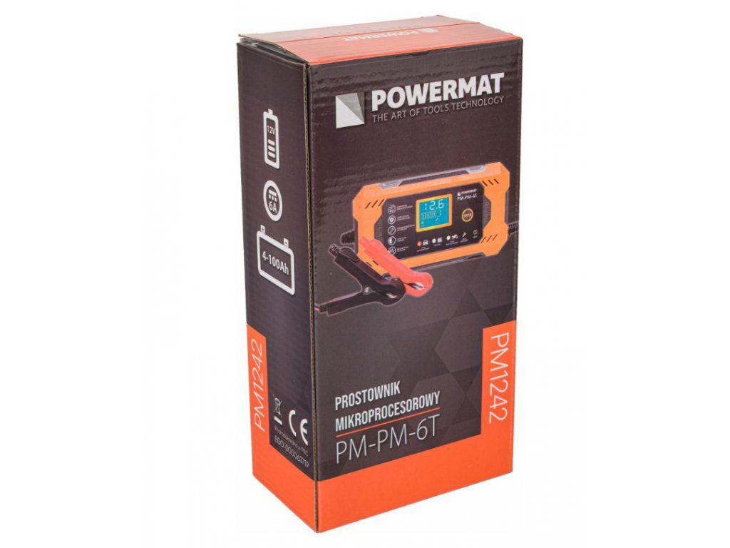 Redresor cu microprocesor PM-PM-6T, 12 V, Powermat PM1242