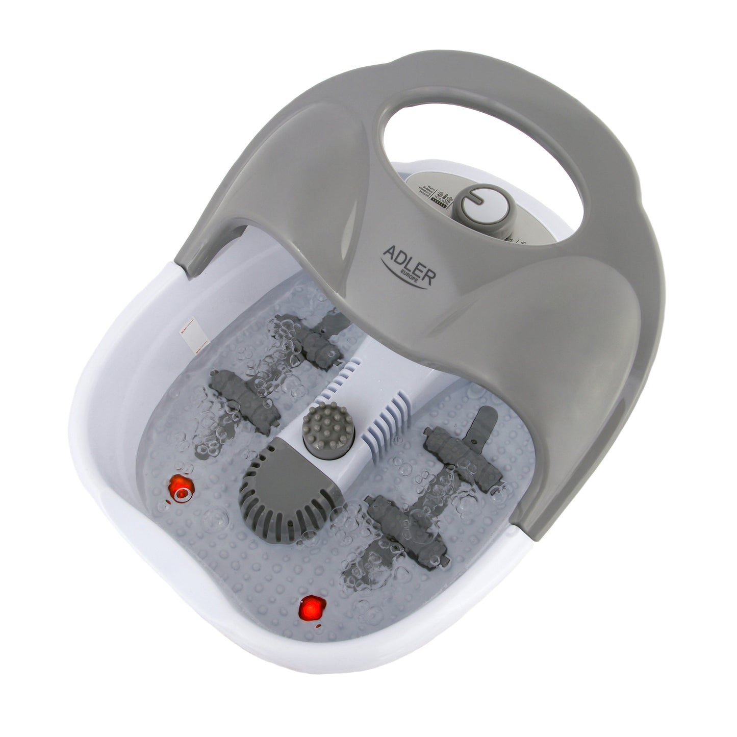 Aparat termic hidromasaj pentru picioare, infrarosu si bule de aer, 80 W, Adler AD2167