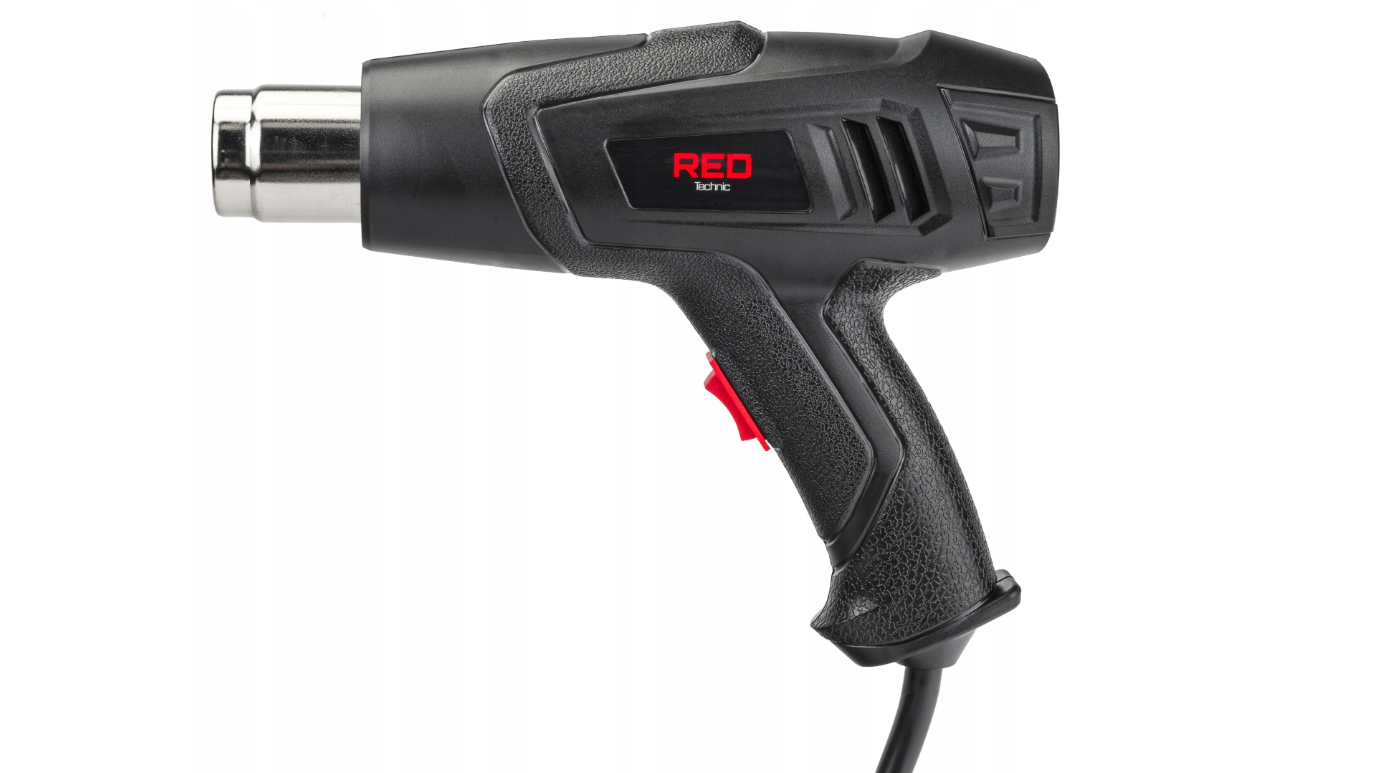 Pistol cu aer cald cu 4 duze, 2 viteze, 2000 W, Red Technic RTOP0042