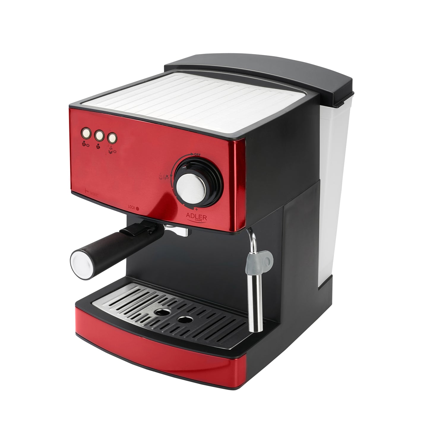 Espressor profesional, 850 W, 15 bar, 1.6 l, Adler AD4404cr