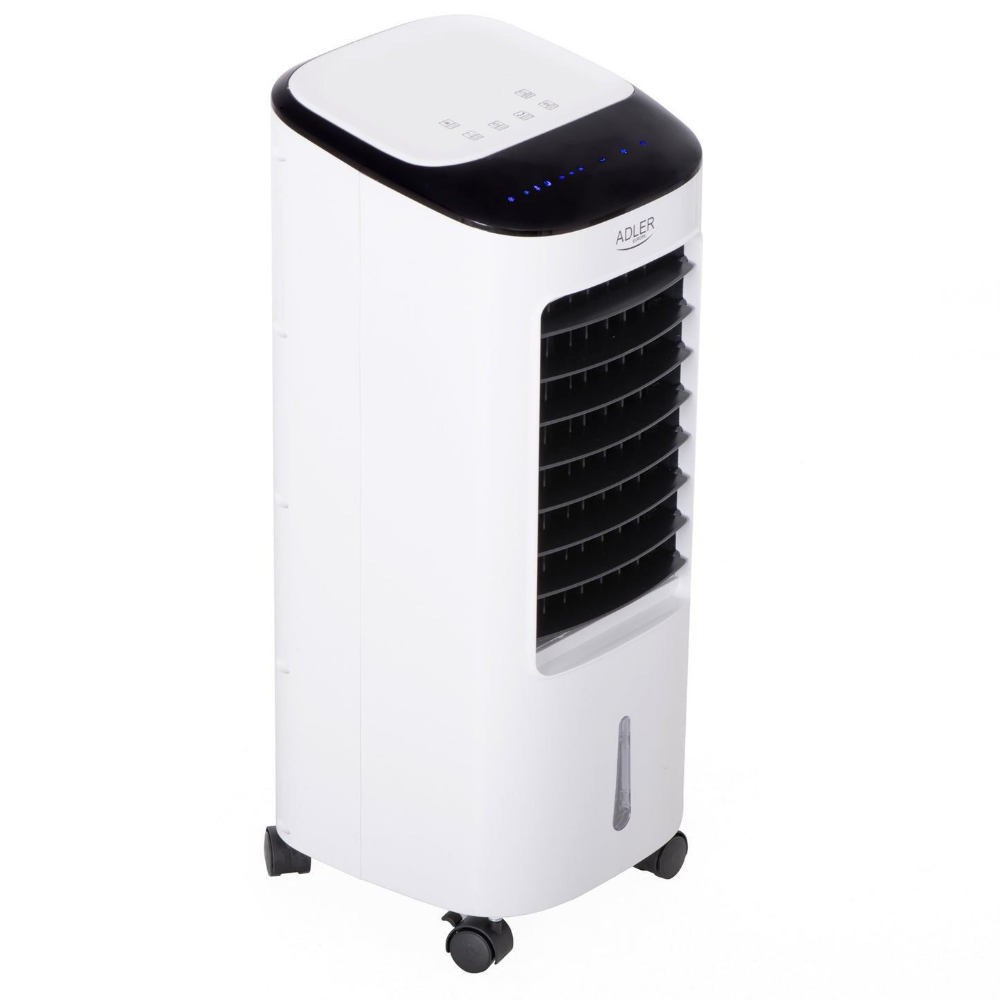 Racitor portabil de aer, functie de umidificare, purificare si racire, 350 W, cu telecomanda, 3 moduri de ventilatie, Adler AD7922