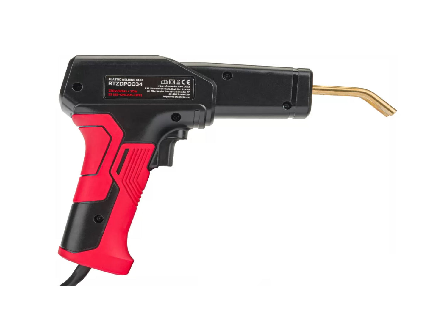 Pistol pentru lipit / sudat plastic, 70 W, Red Technic RTZDP0034