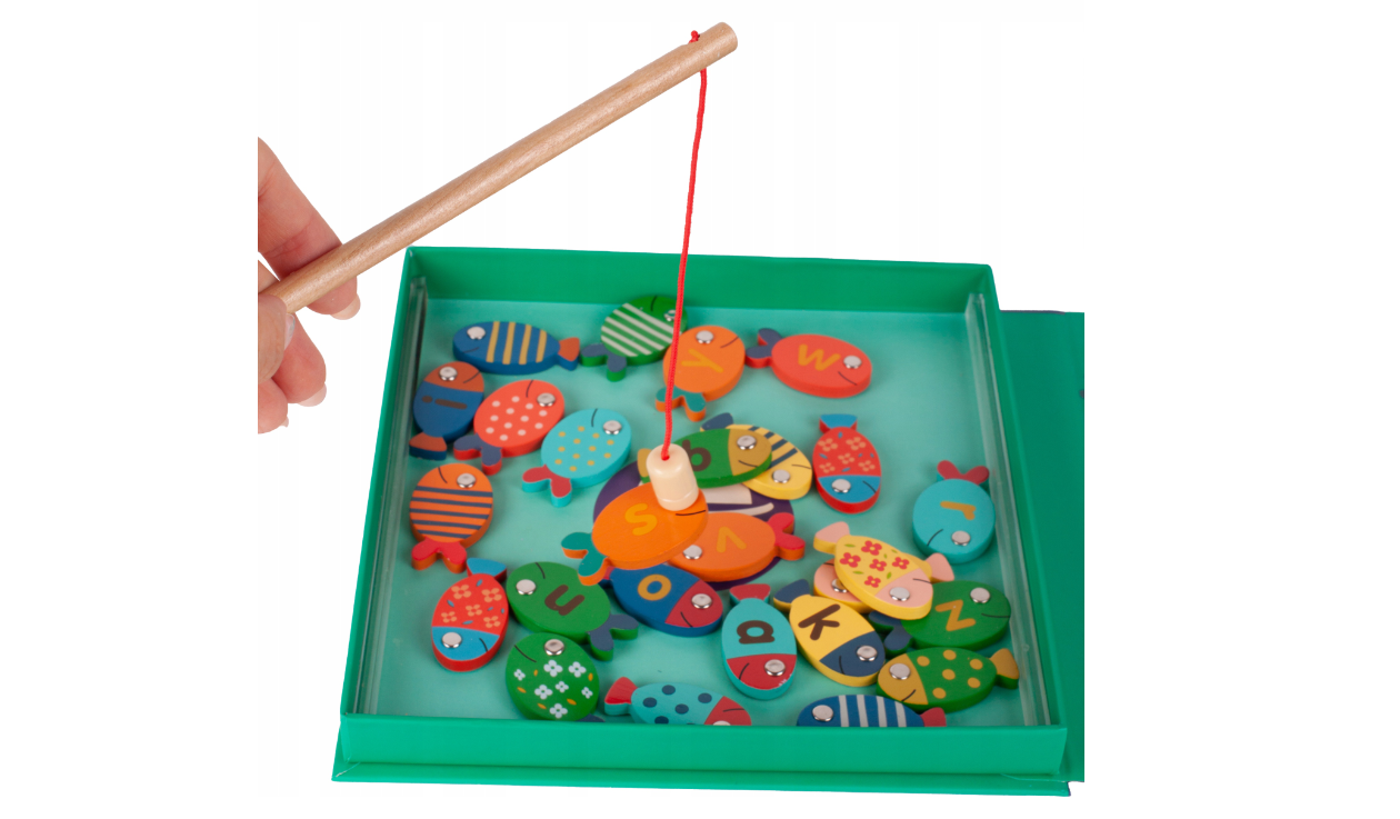 Joc de pescuit din lemn cu magnet, MalPlay 109664