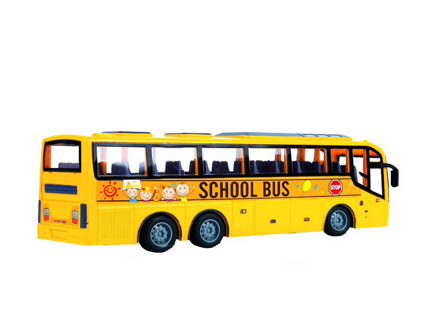 Autobuz scolar cu telecomanda, 32 cm, MalPlay 110155