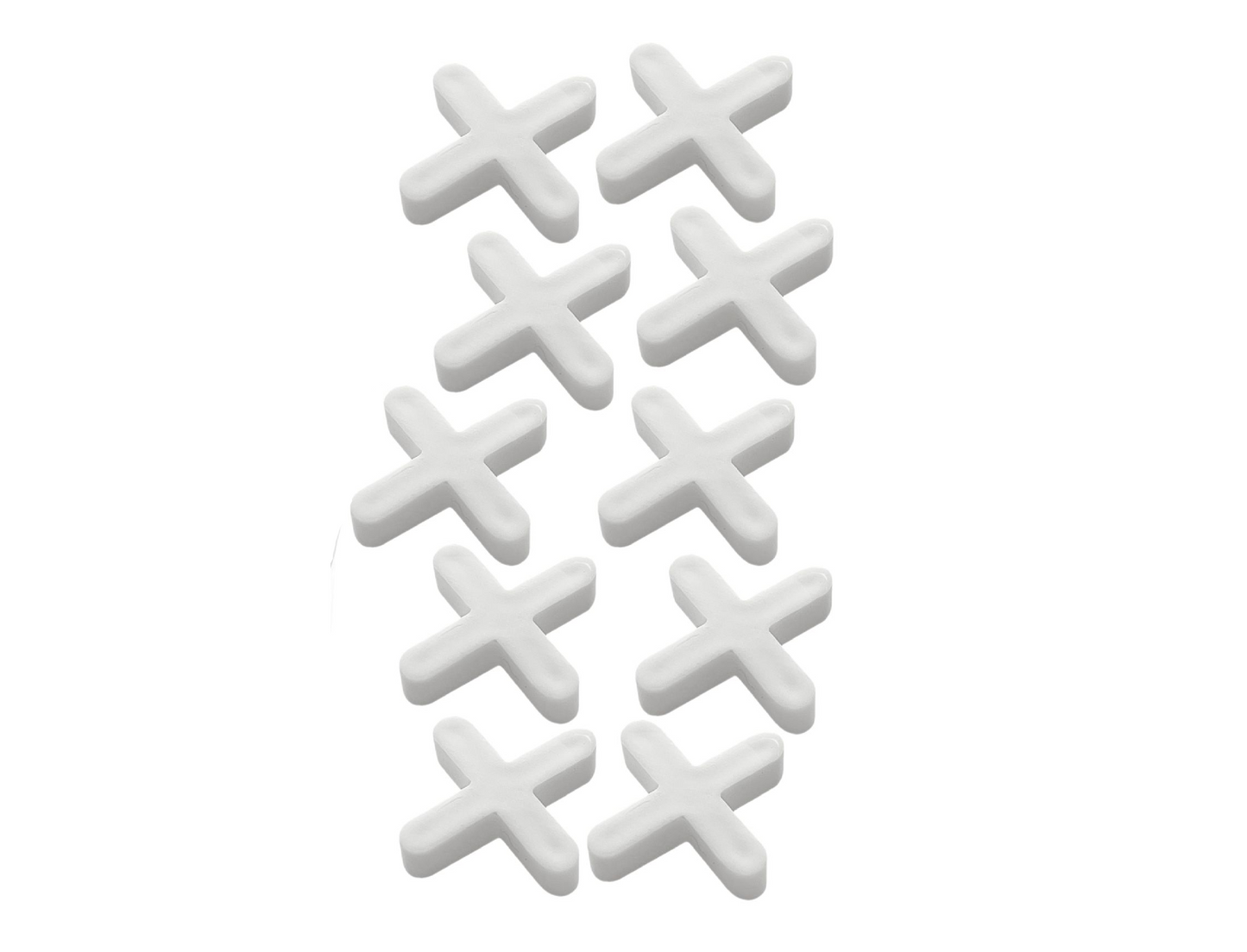 Set distantiere tip cruce pentru gresie si faianta, 4 mm, 100 elemente, Geko G00444-4