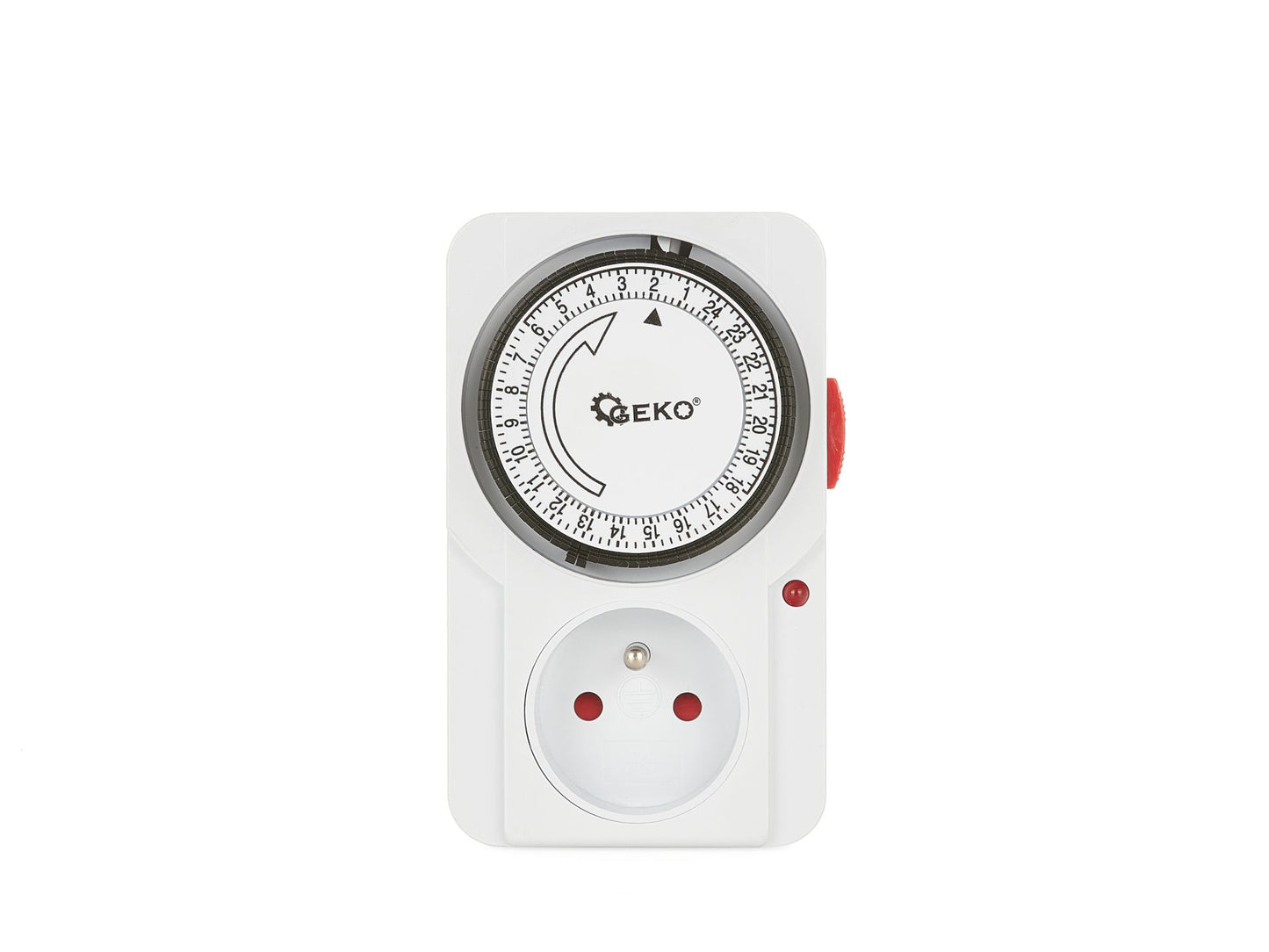 Priza programabila cu temporizator analogic, Geko G03345