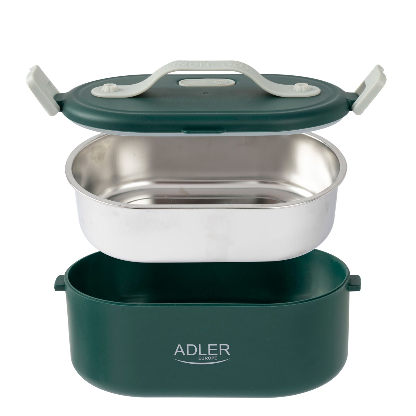 Recipient electric pentru alimente, inox, verde, 0.8 l, Adler AD4505G