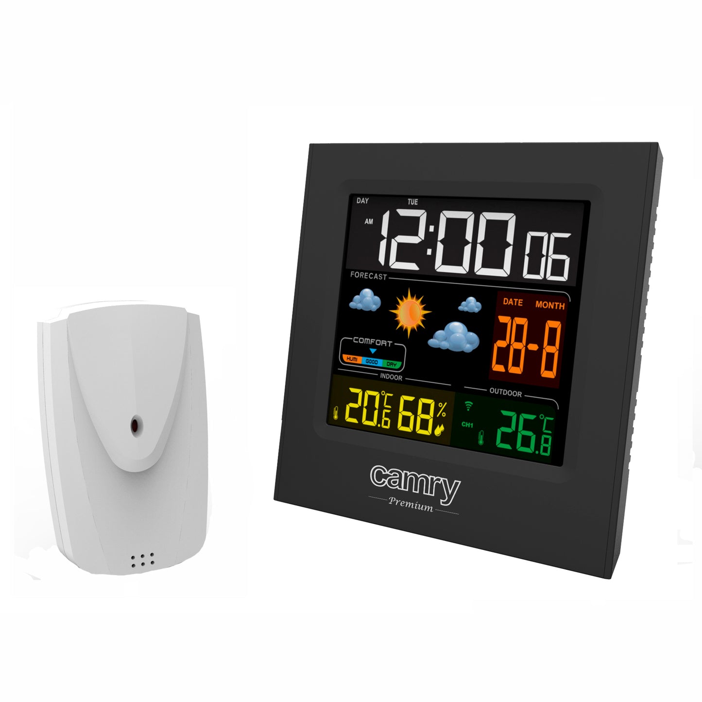 Statie meteo cu ceas, alarma si termometru, Camry CR1166