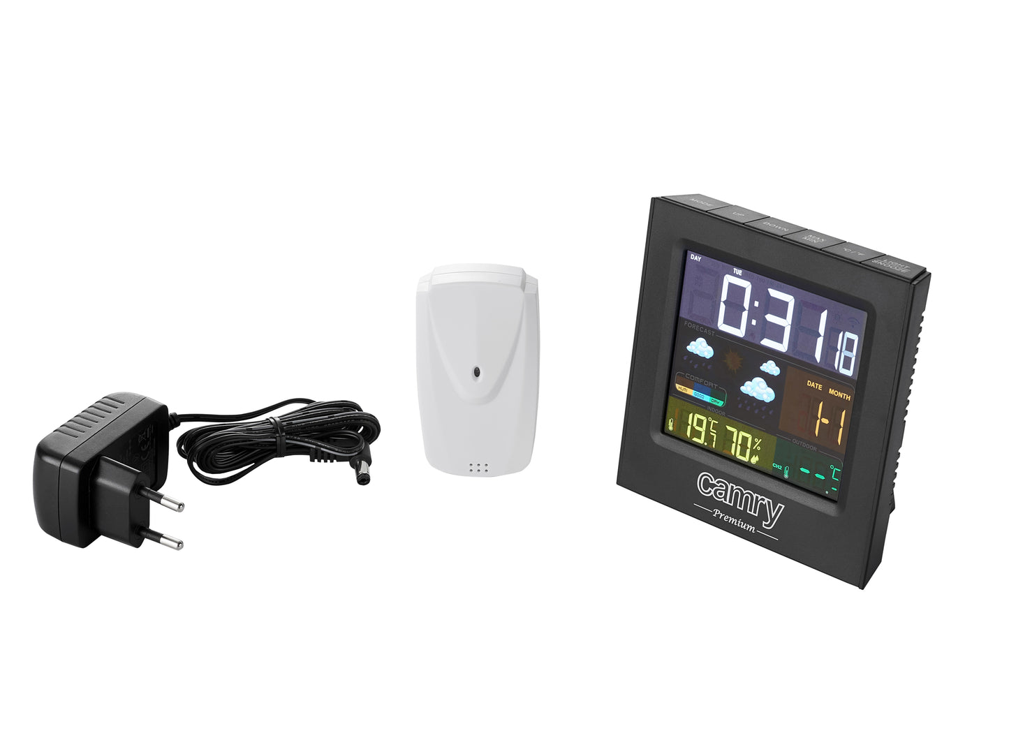 Statie meteo cu ceas, alarma si termometru, Camry CR1166