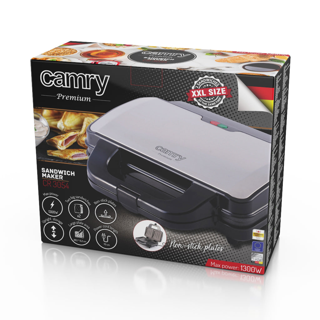 Sandwich maker, XL, Camry CR3054