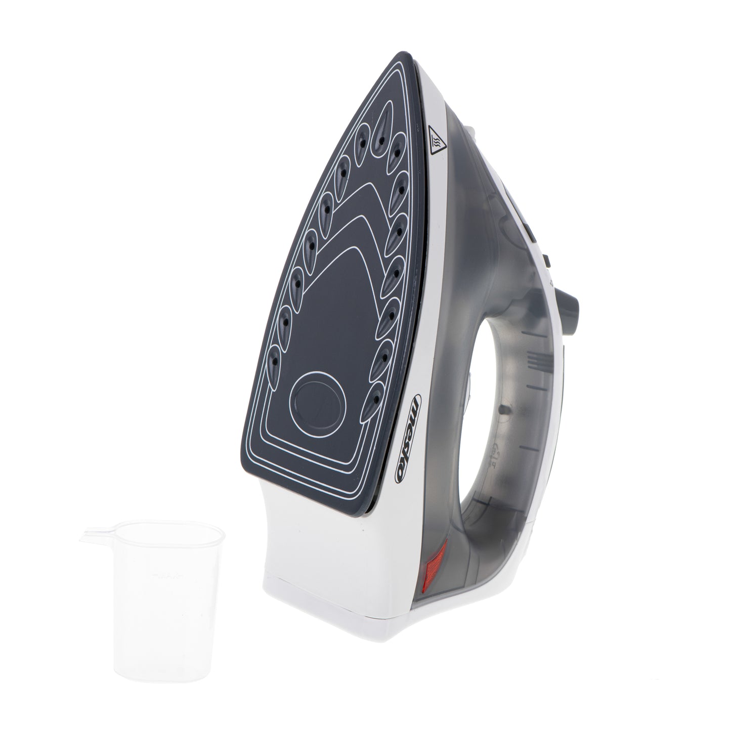 Fier de calcat, 2800 W, 170 ml, placa ceramica, calcat vertical, gri, Mesko MS5037