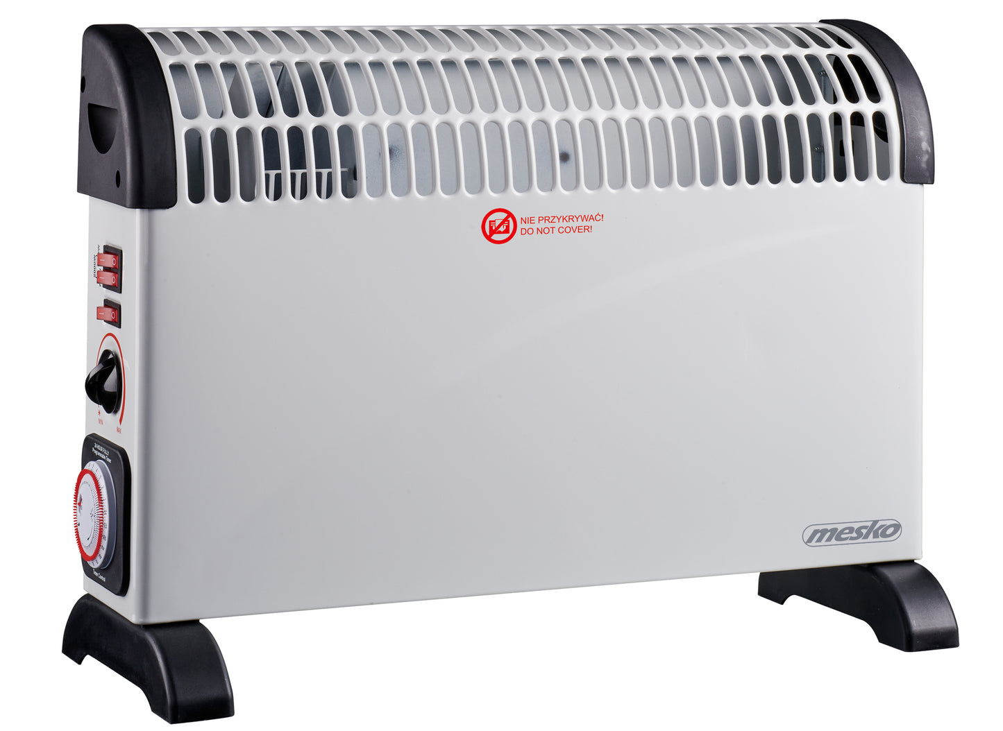 Convector electric, 1250 W, alb, Mesko MS7741W