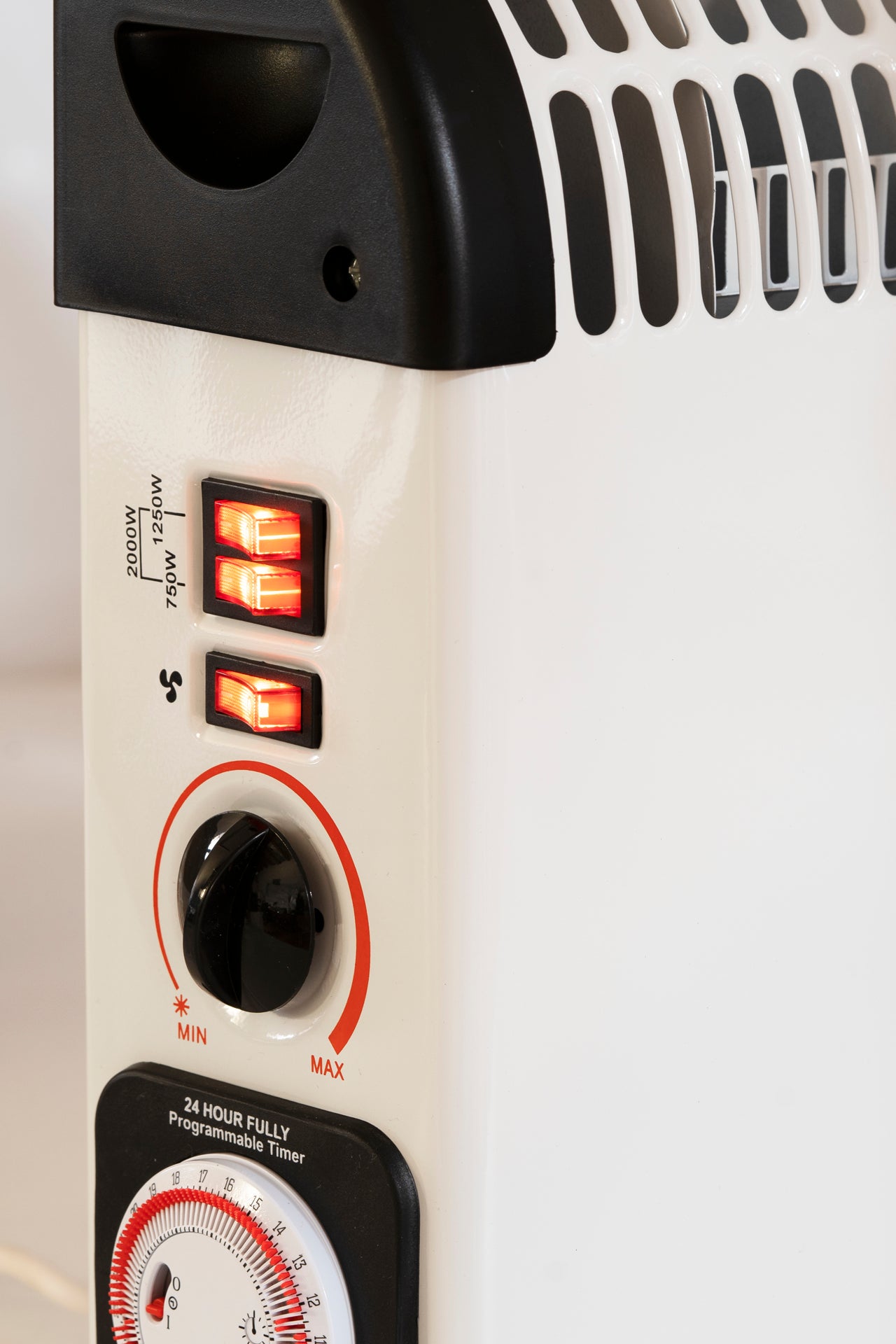 Convector electric, 1250 W, alb, Mesko MS7741W