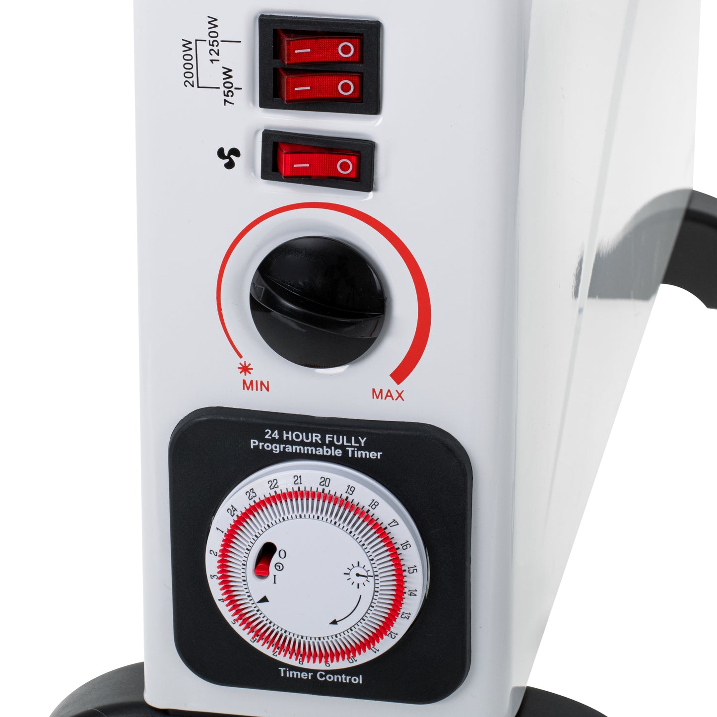 Convector electric, 1250 W, alb, Mesko MS7741W