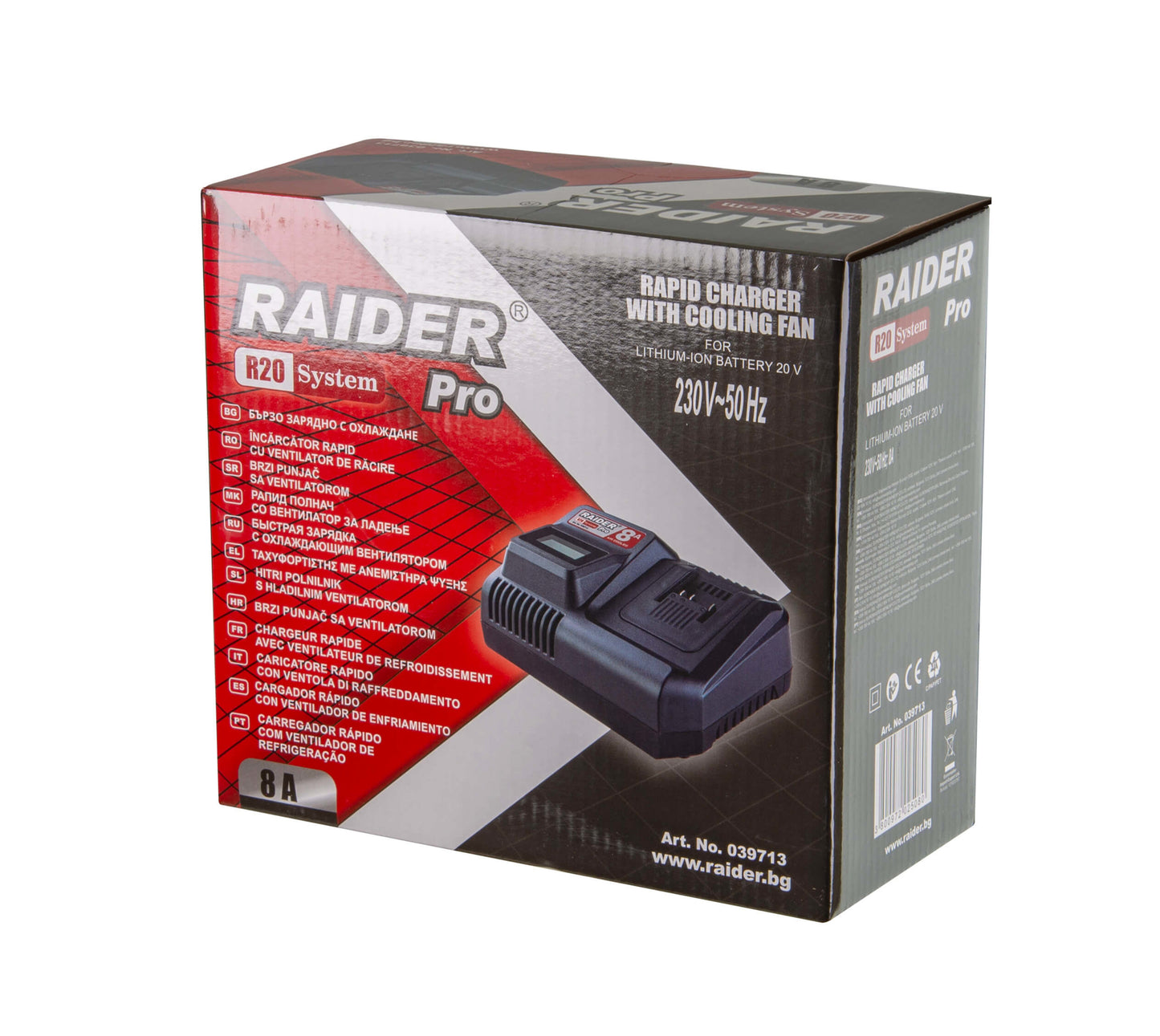 Incarcator rapid cu ventilator de racire RDP-R20, Raider 039713