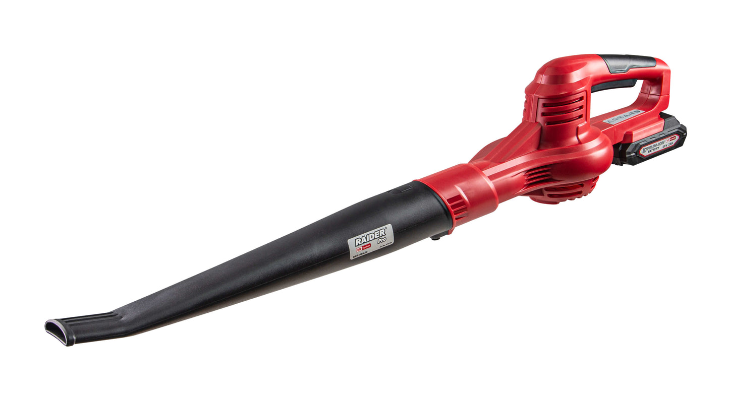 Suflanta frunze pe acumulator RDP-SBL20, 190 km / h, 2 Ah, Raider 075729