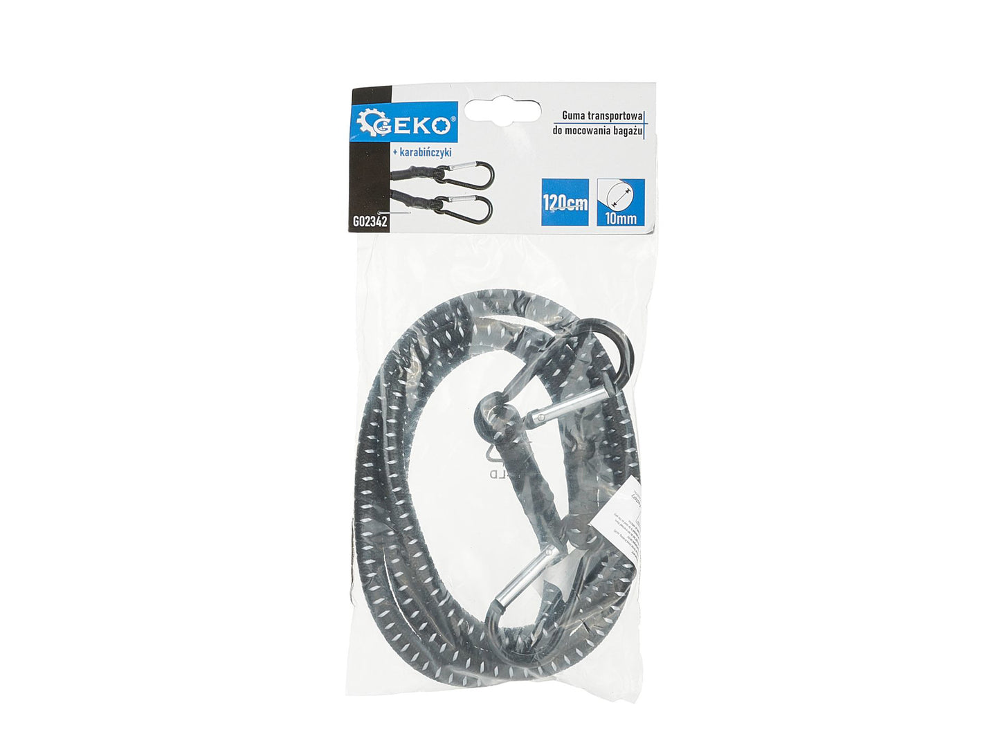 Coarda elastica pentru bagaje, 10 mm x 120 cm, Geko G02342
