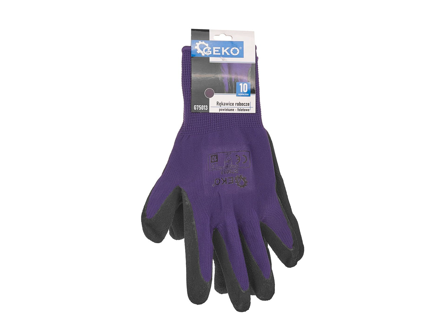 Manusi de lucru, marimea 10, violet, Geko G75013