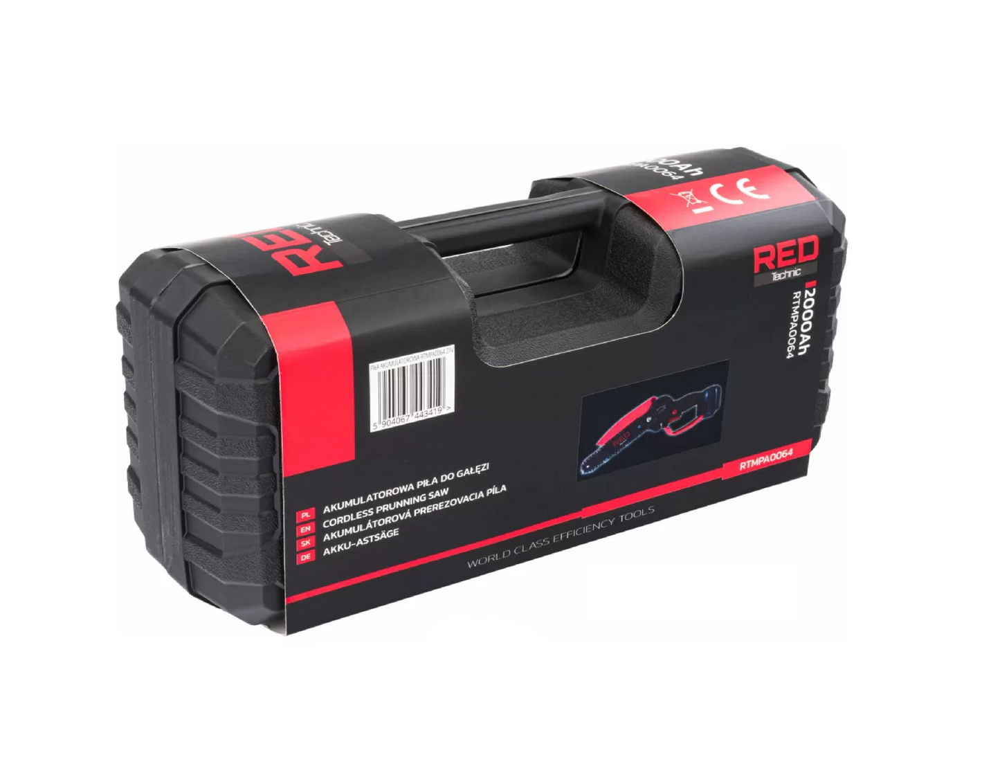 Fierastrau electric cu acumulator, 21 V, Red Technic RTMPA0064