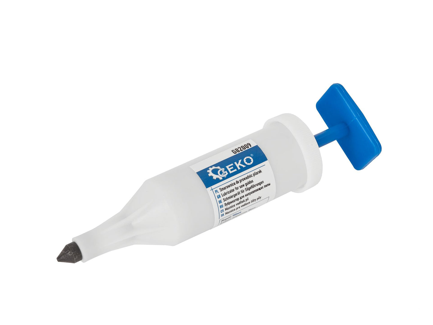 Dispozitiv ungere lama ghidaj drujba / fierastrau electric, Geko G82009