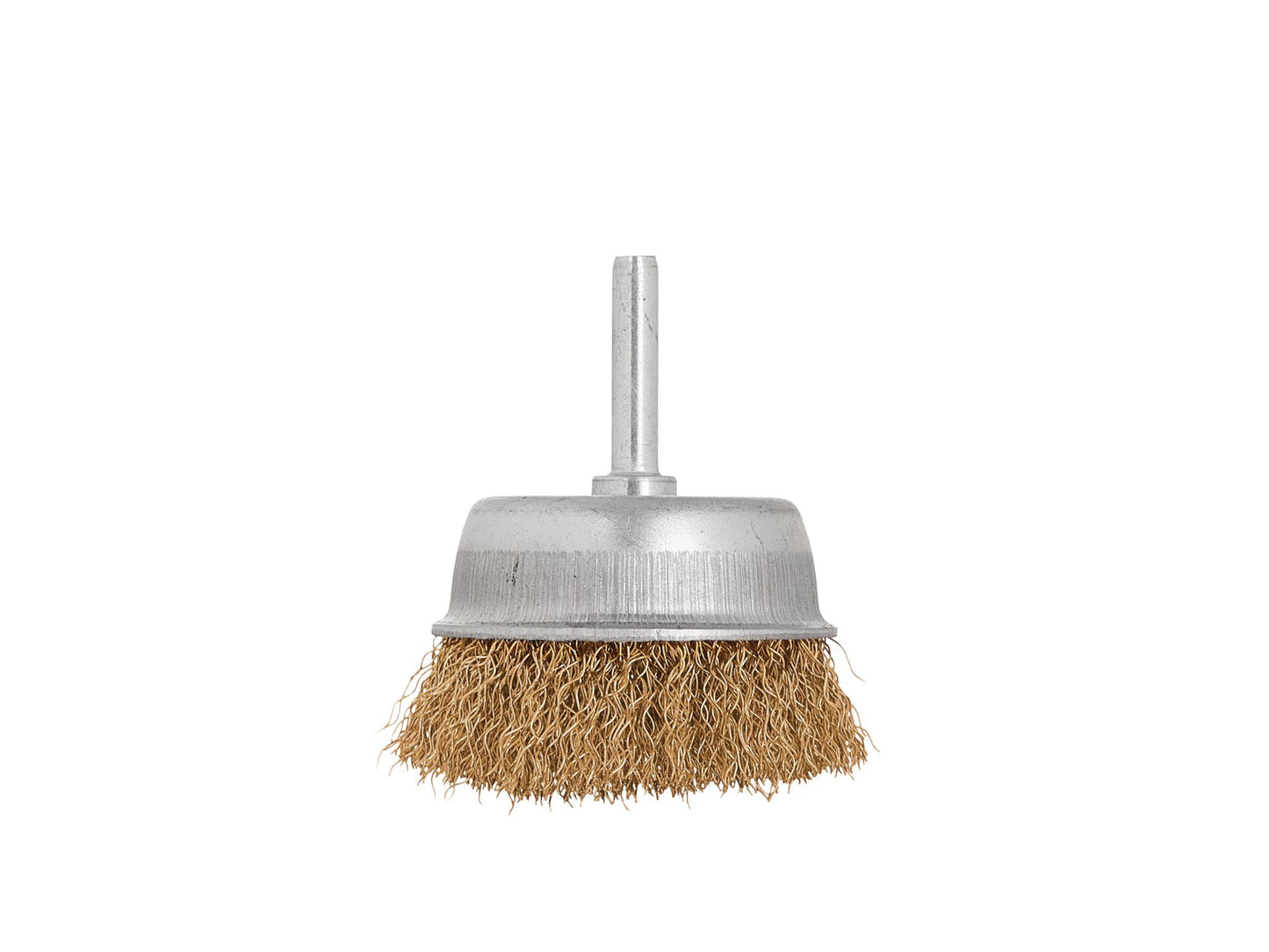 Perie cupa de sarma cu tija, 60 mm, Geko G00619-1