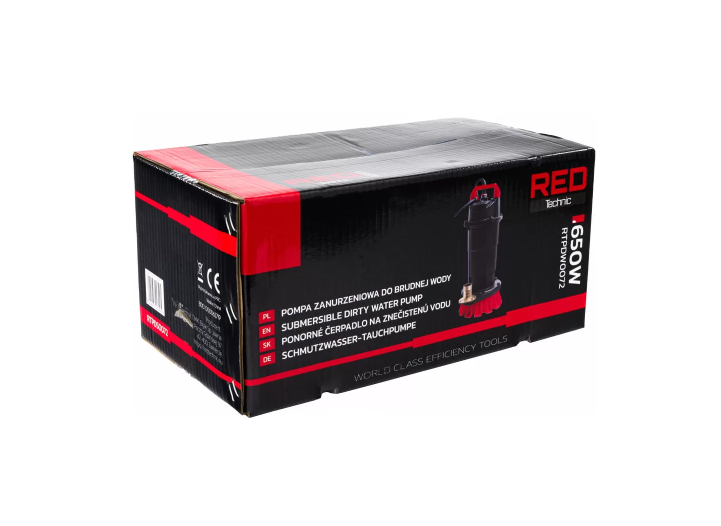 Pompa submersibila, 8000 l / h, 1", Red Technic RTPDW0072