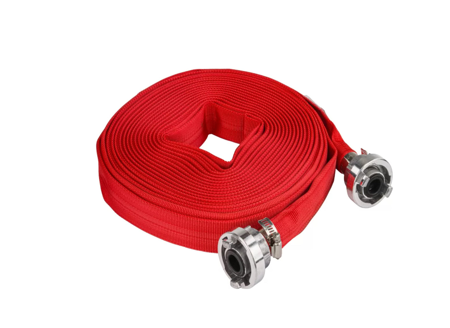 Furtun tip pompier cu conector rapid, 1", 20 m, 8 bar, Red Technic RTWS0065