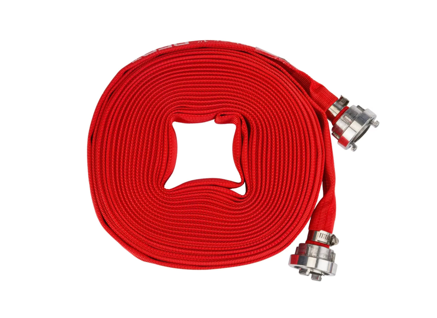 Furtun tip pompier cu conector rapid, 1", 20 m, 8 bar, Red Technic RTWS0065