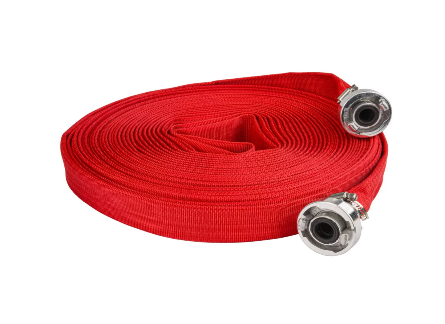 Furtun tip pompier cu conector rapid, 1", 30 m, 8 bar, Red Technic RTWS0066