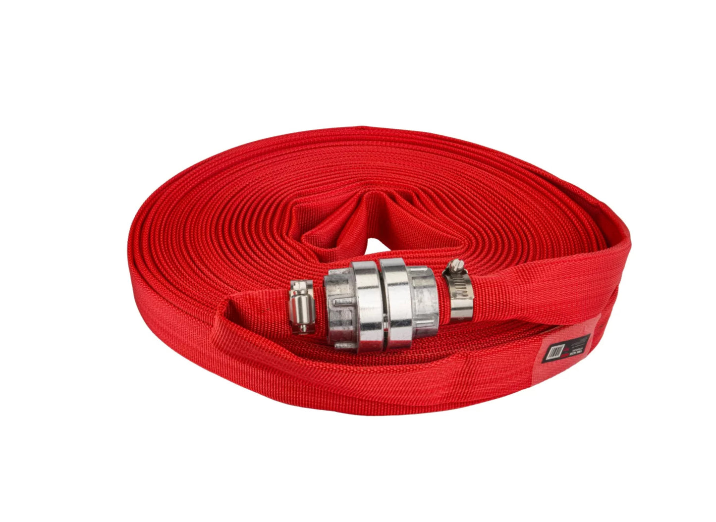 Furtun tip pompier cu conector rapid, 1", 30 m, 8 bar, Red Technic RTWS0066