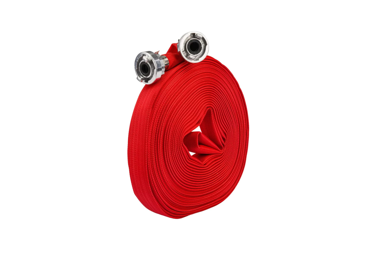 Furtun tip pompier cu conector rapid, 1", 30 m, 8 bar, Red Technic RTWS0066