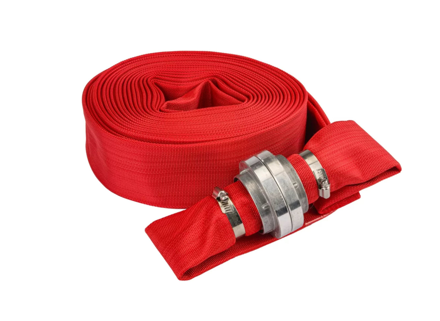 Furtun tip pompier cu conector rapid, 2", 20 m, 8 bar, Red Technic RTWS0067