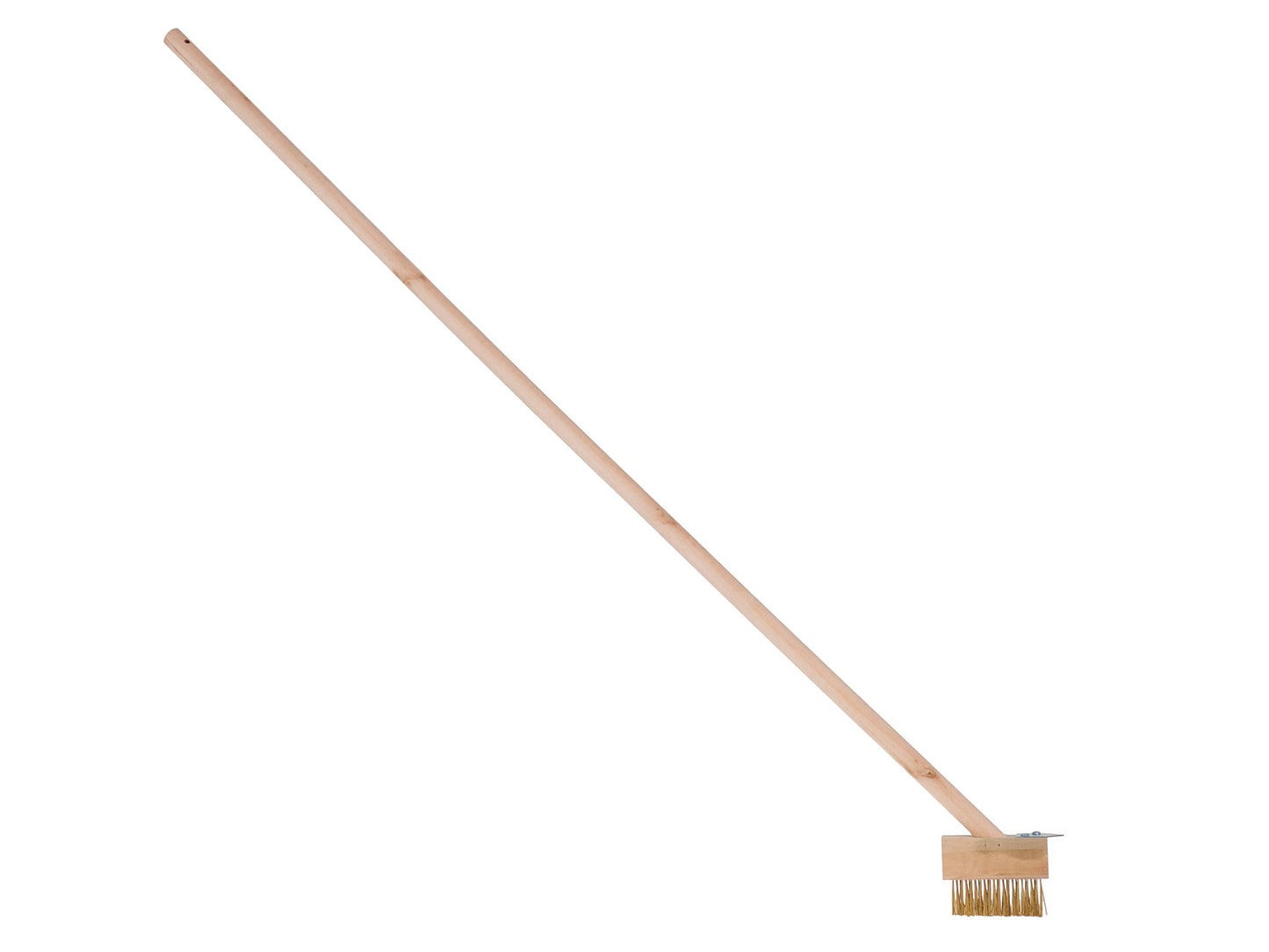 Perie de sarma pentru pavaje, maner din lemn, Keltin K00036