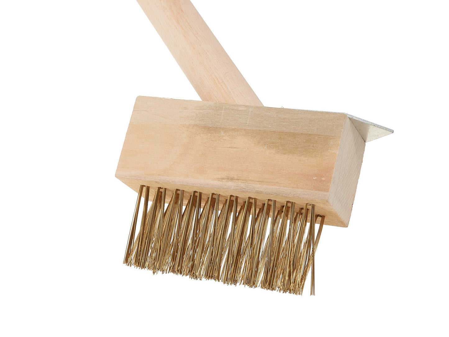 Perie de sarma pentru pavaje, maner din lemn, Keltin K00036