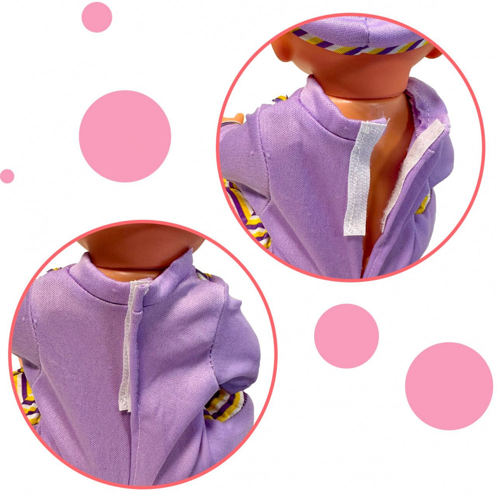 Papusa bebelus cu 6 accesorii, MalPlay 108613