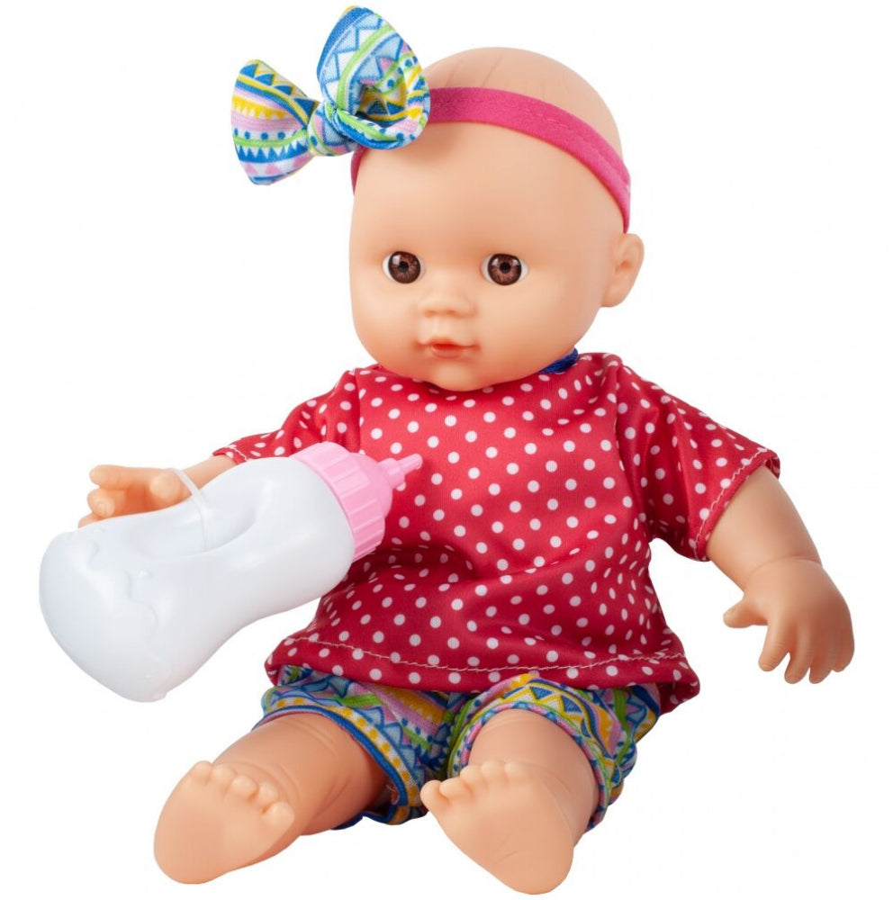 Bebelus cu cadita si accesorii de baie, MalPlay 108255