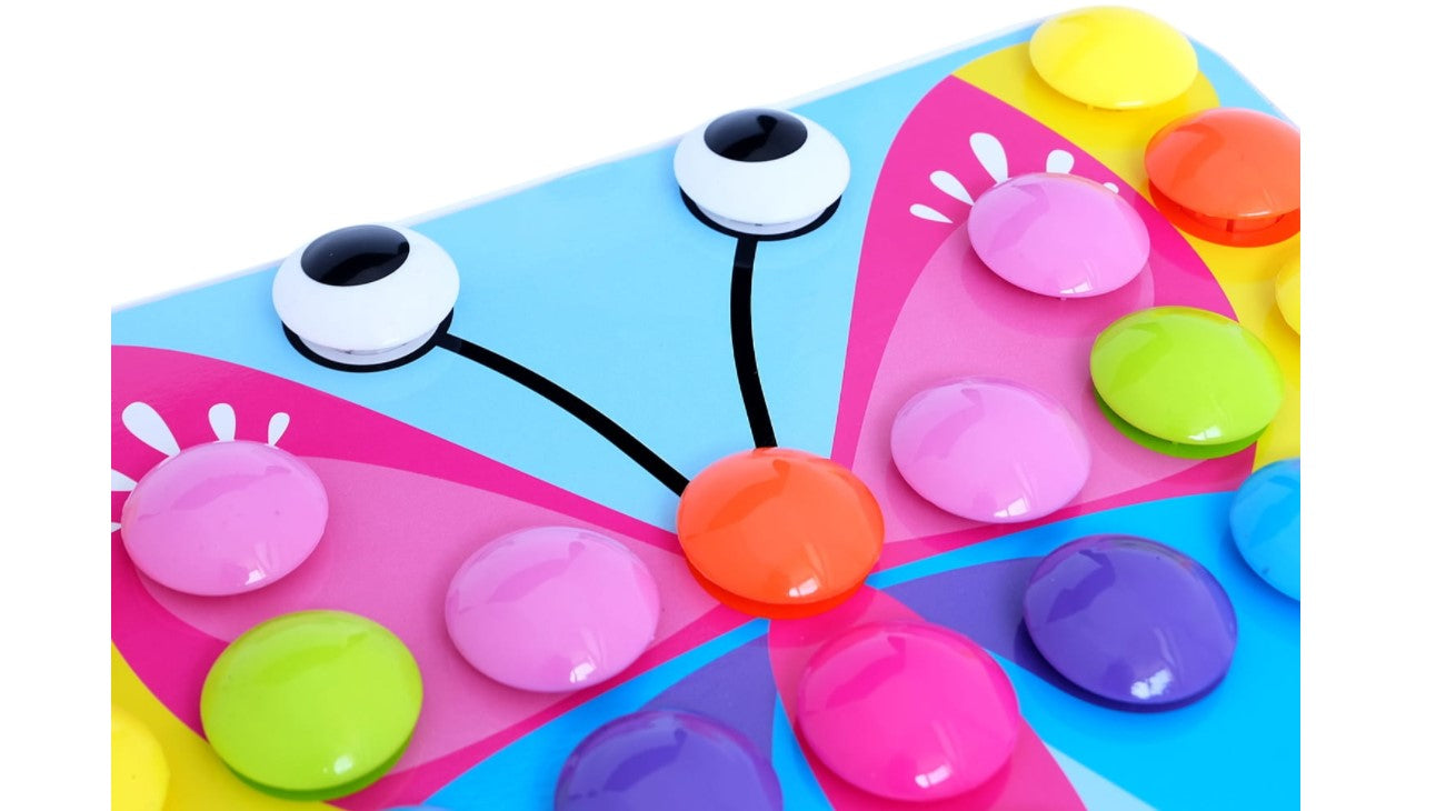 Joc creativ Mozaic Button fluturas, MalPlay 108488