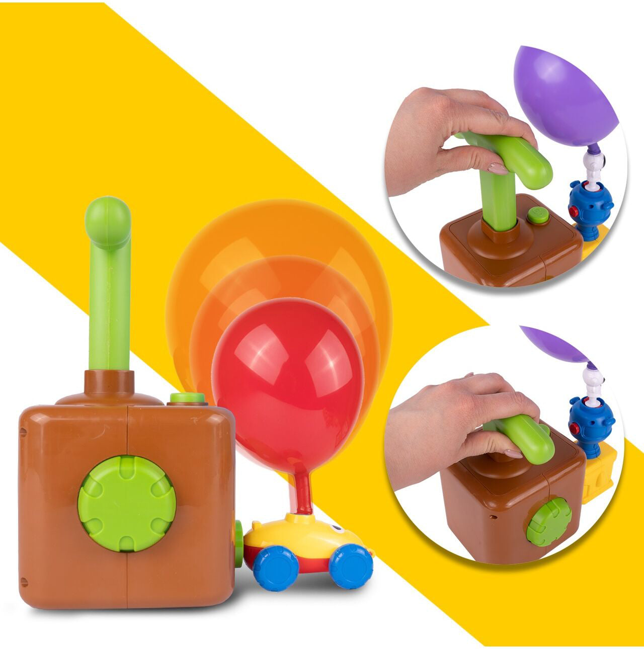 Lansator de baloane in forma de ursulet, MalPlay 110214