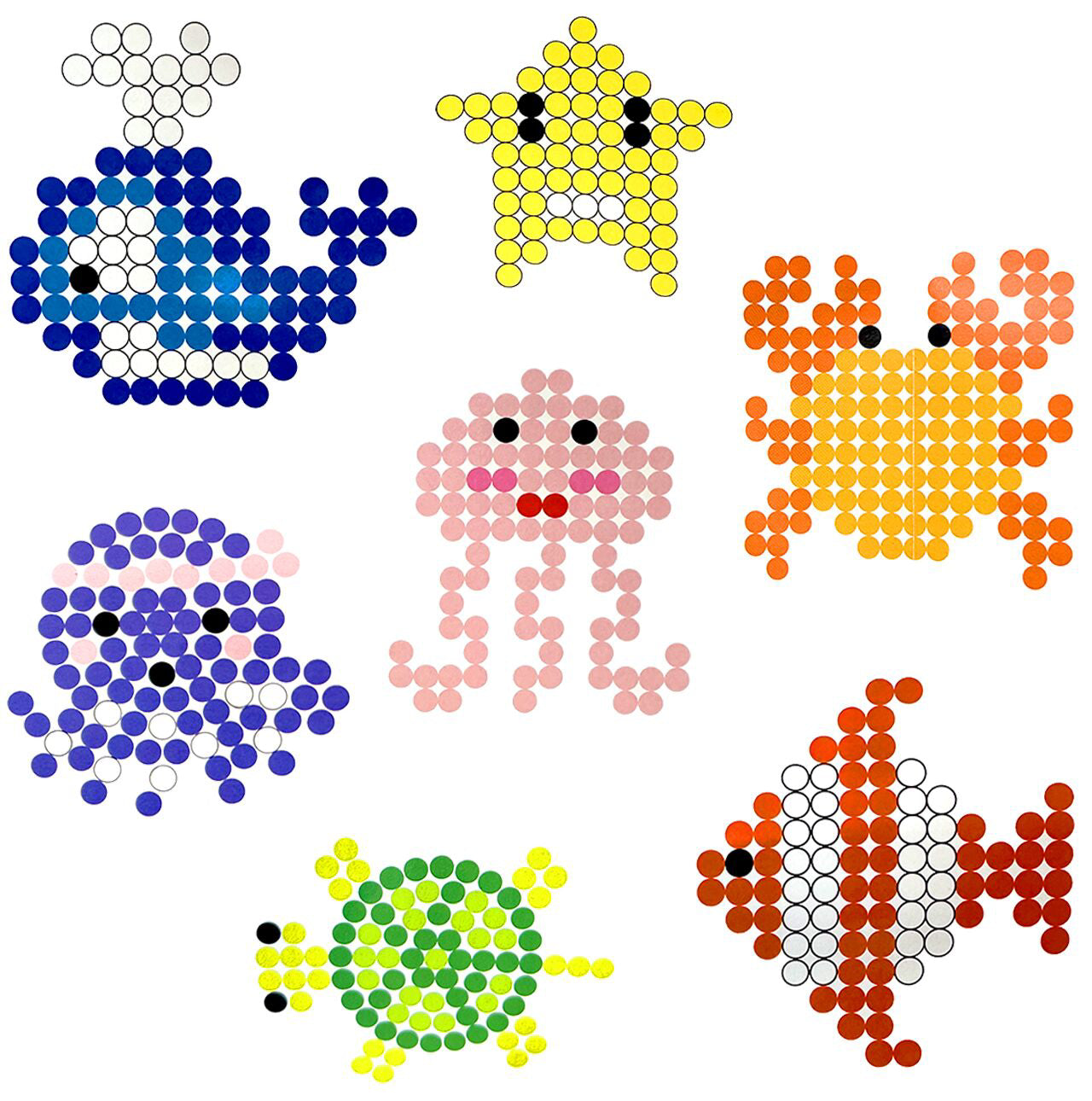 Set creativ margele de calcat, 1000 elemente, MalPlay 110880