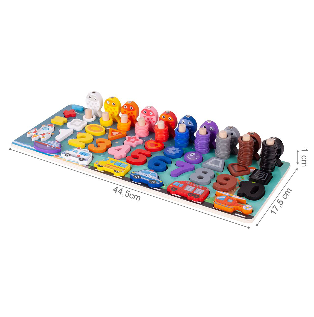 Placa cu activitati educationale Montessori, MalPlay 109657