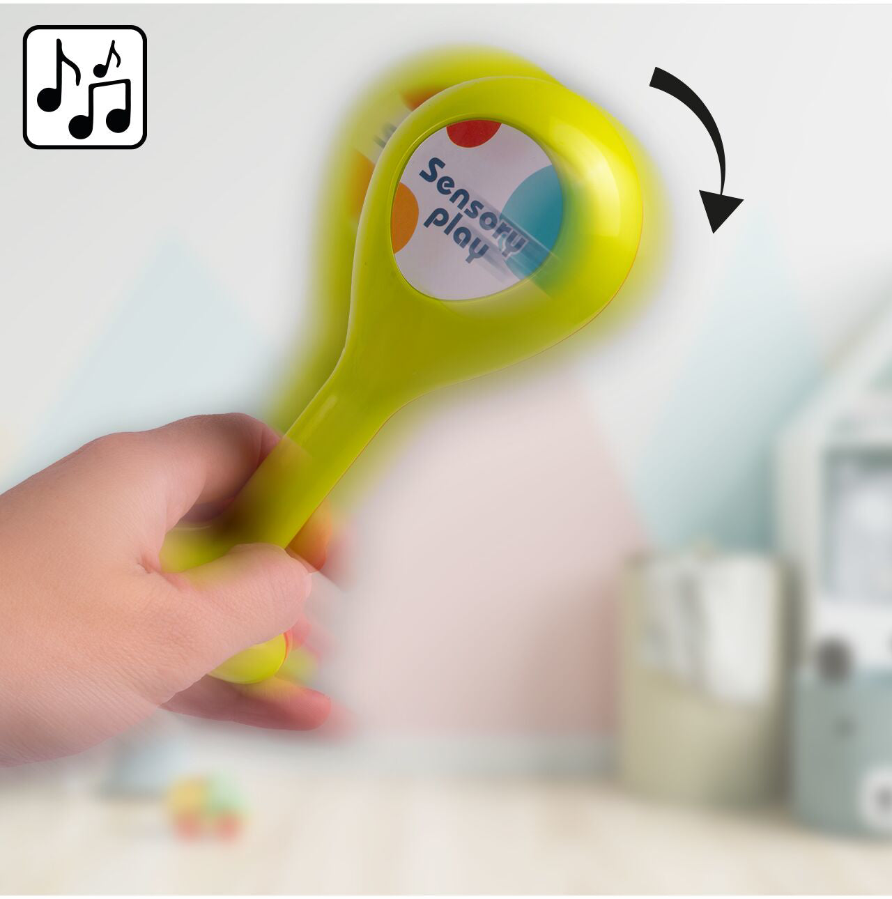 Set 4 instrumente muzicale pentru bebelusi, MalPlay 110135