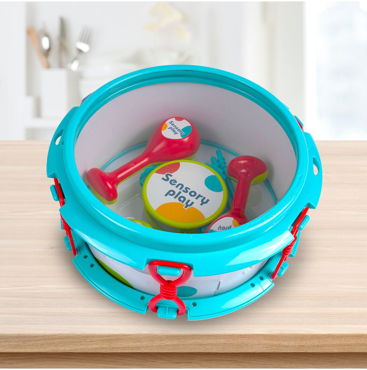 Set 4 instrumente muzicale pentru bebelusi, MalPlay 110135