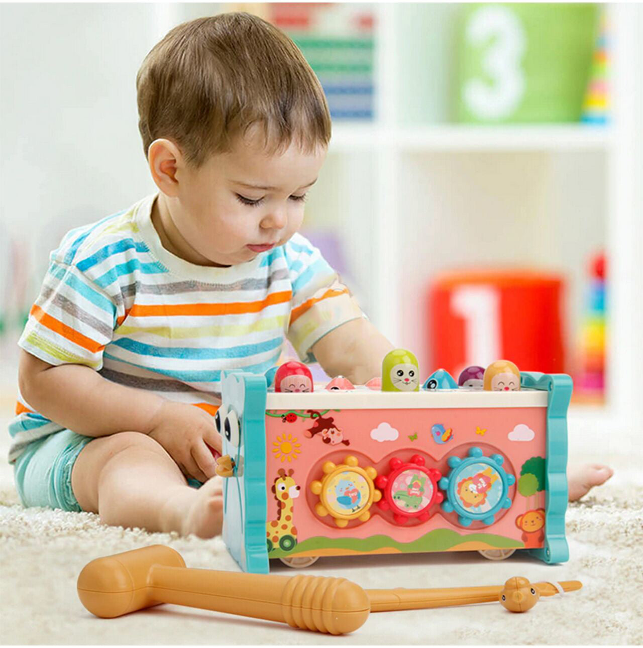 Centru de activitati 8 in 1 Magic Box, MalPlay 109877