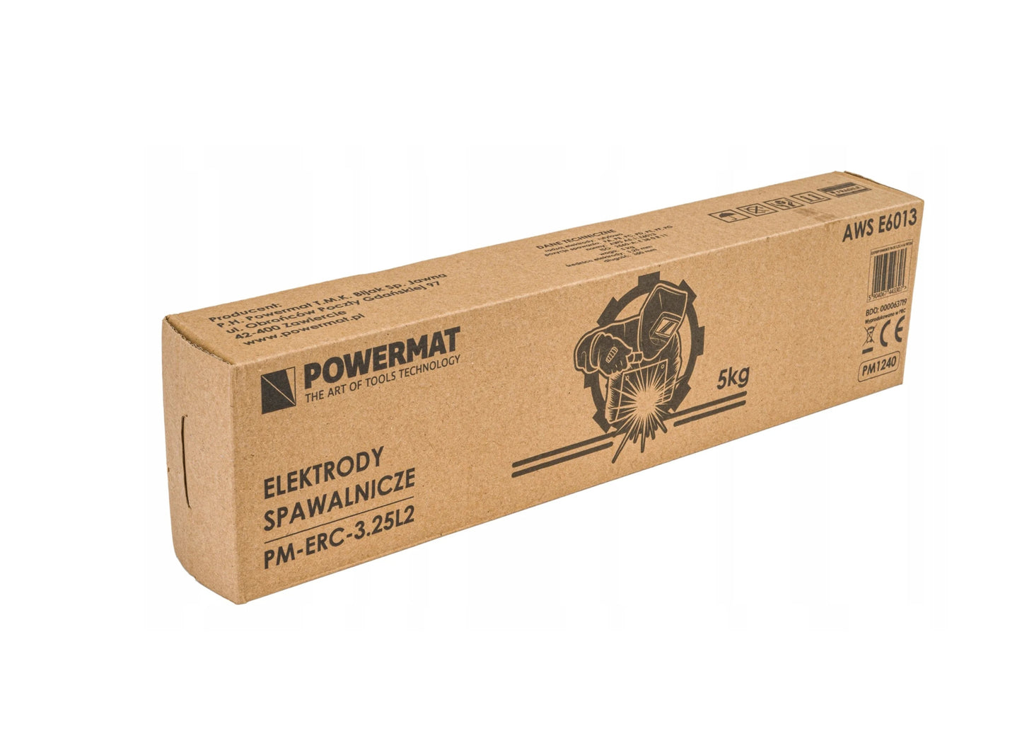 Electrozi rutilici sudura MMA, 5 kg, Powermat PM1254