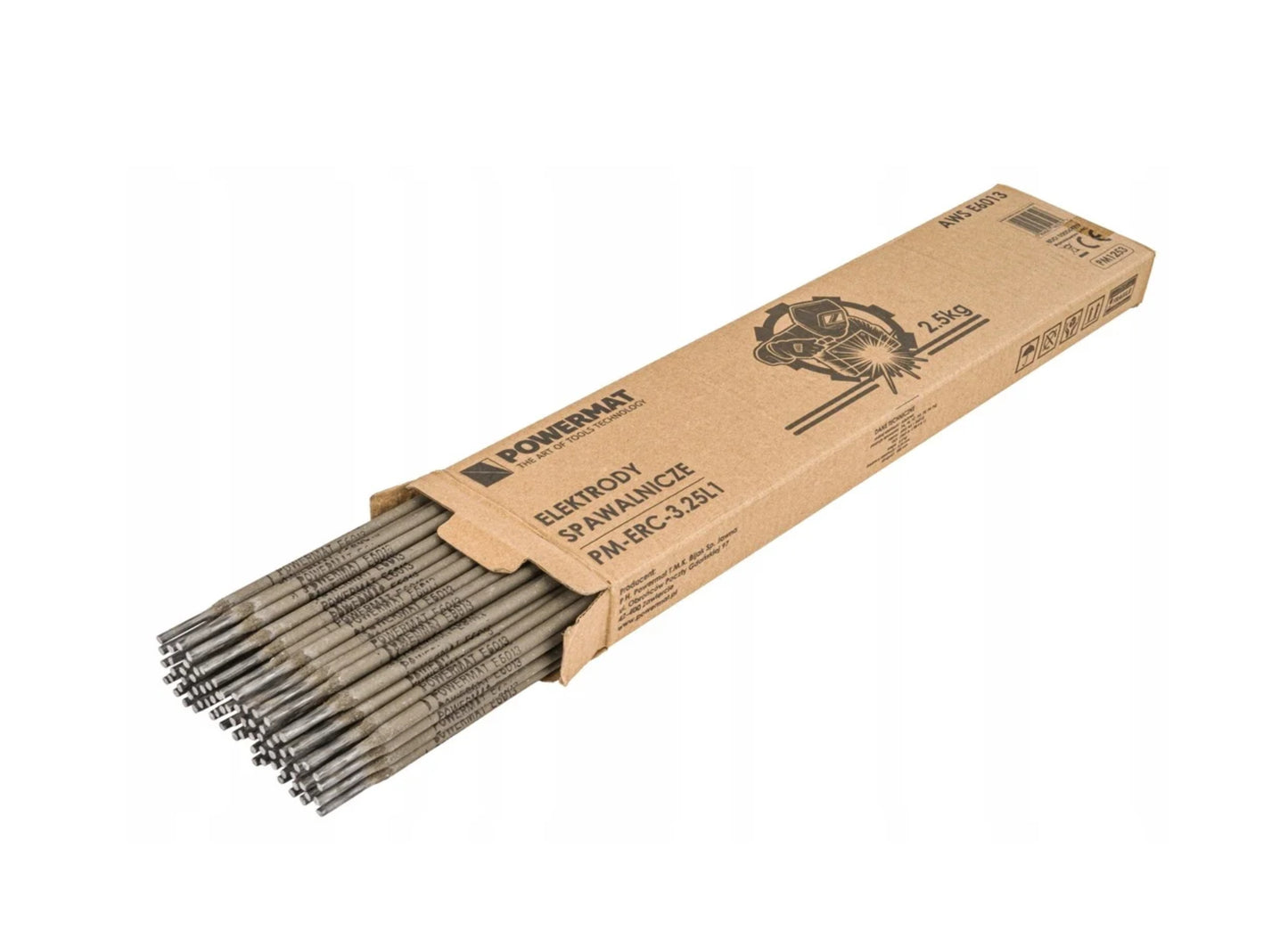 Electrozi rutilici de sudura MMA PM-ERC-3.25L1, 3.25 mm, 2.5 kg, Powermat PM1253