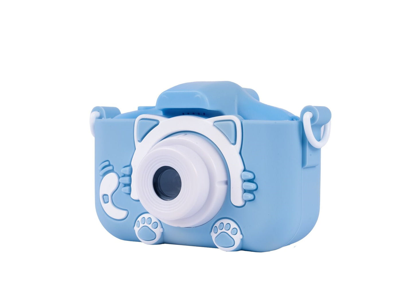 Aparat foto digital pisicuta pentru copii, albastru, MalPlay 110870