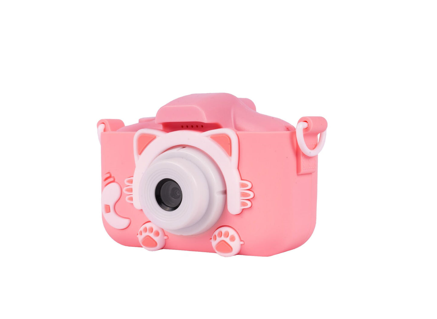 Aparat foto digital pisicuta pentru copii, roz, MalPlay 110871