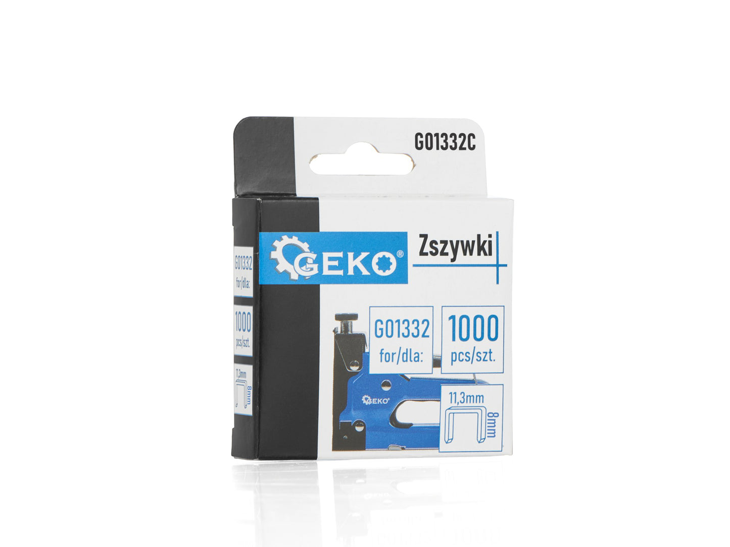 Set capse 1.2 x 11.3 mm 8 mm, 1000 elemente, Geko G01332C