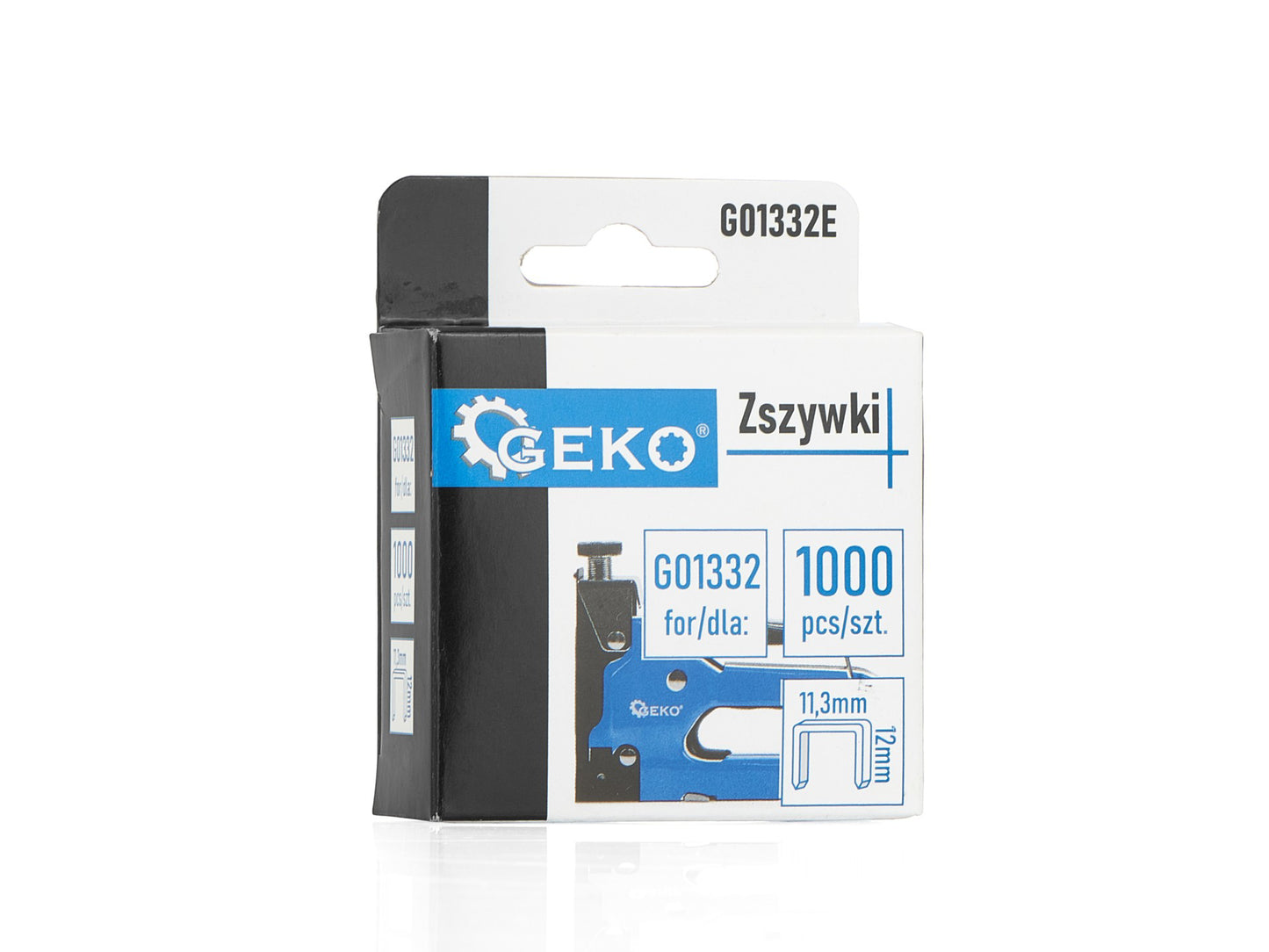 Set capse, 1.2 x 11.3 mm 12 mm, 1000 elemente, Geko G01332E